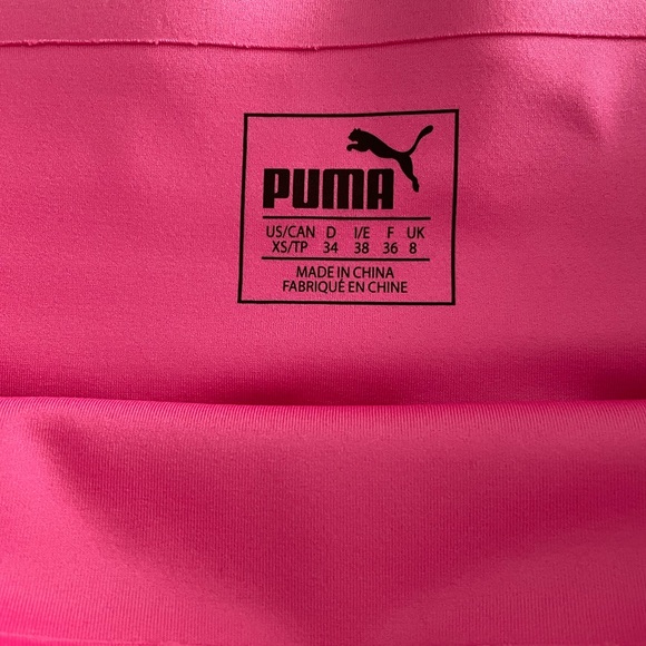 Puma Pwrshape Pink Floral Print Knit Golf Skirt - Picture 6 of 9